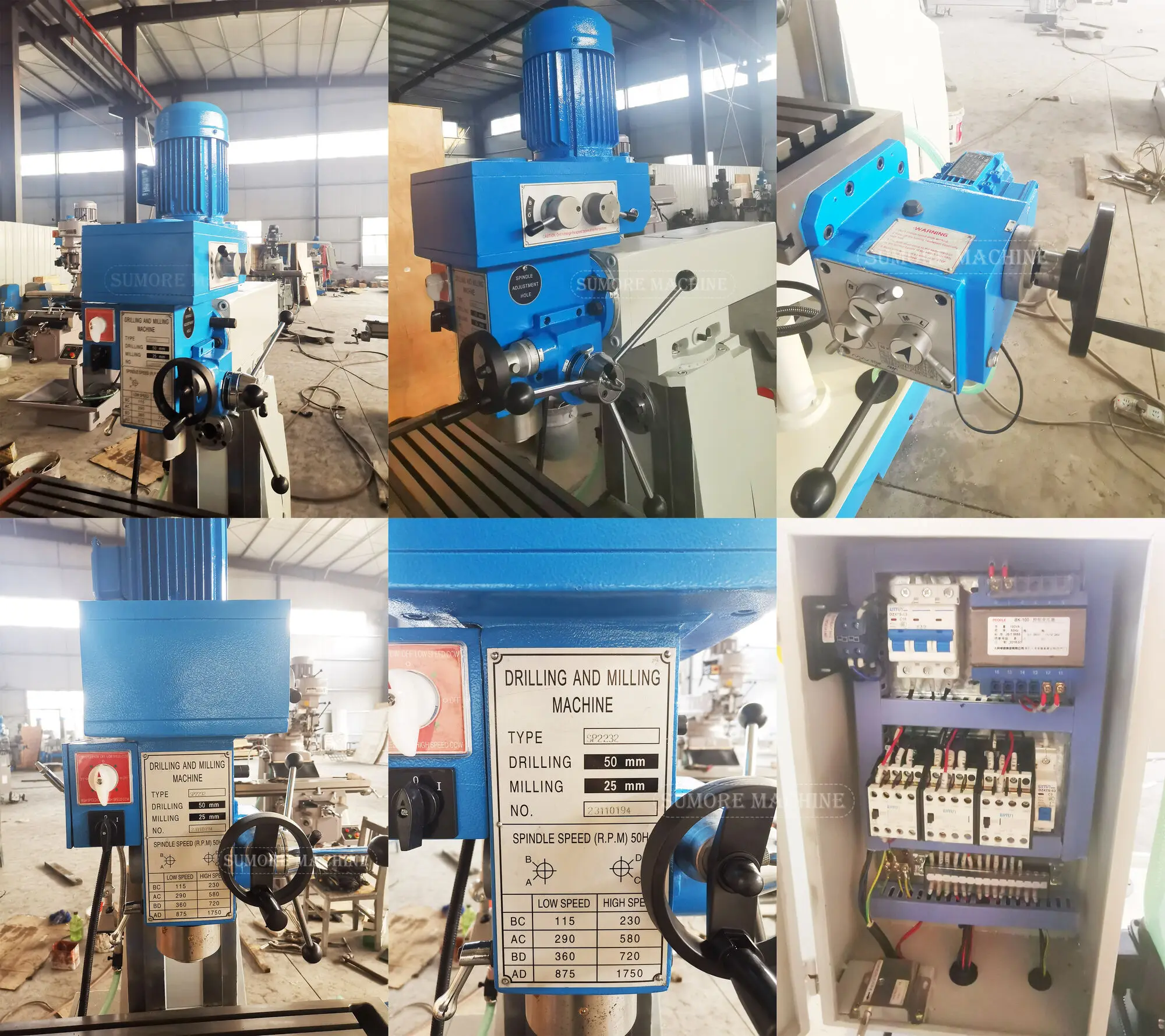 2024 Nuovi Arrivi Verticale Universale Zx7550w Zx7550cw Fresadora Metallo Milg Hine Iso30 Sp2231