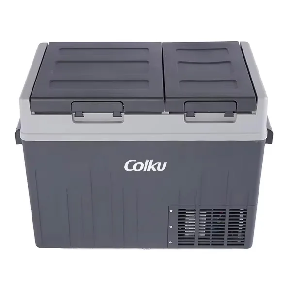 

Colku TF36D Truck Refrigerator 12V Dual Zone 36L Car Freezer with Double Door 24V Compressor for Vehicles