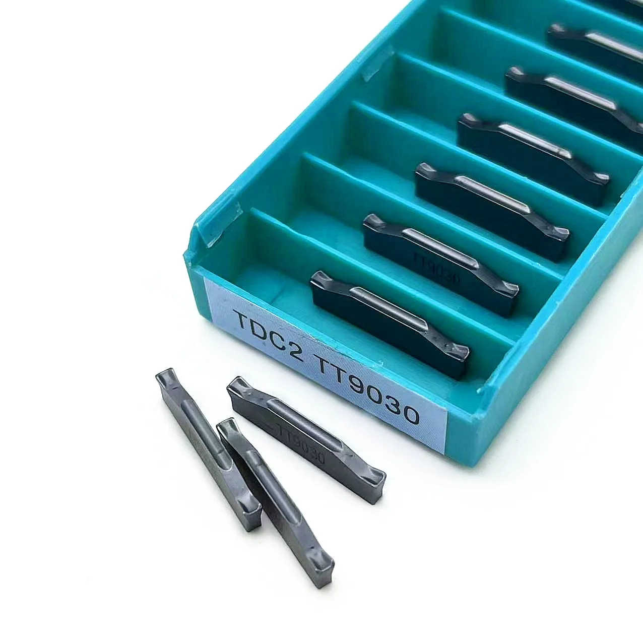 10PCS TDC2 TDC3 TDC4 TT9030 TT8020 TT9080 utensile per tornitura inserto in lega di metallo duro CNC per la lavorazione dell'acciaio lama in lega dura di metallo