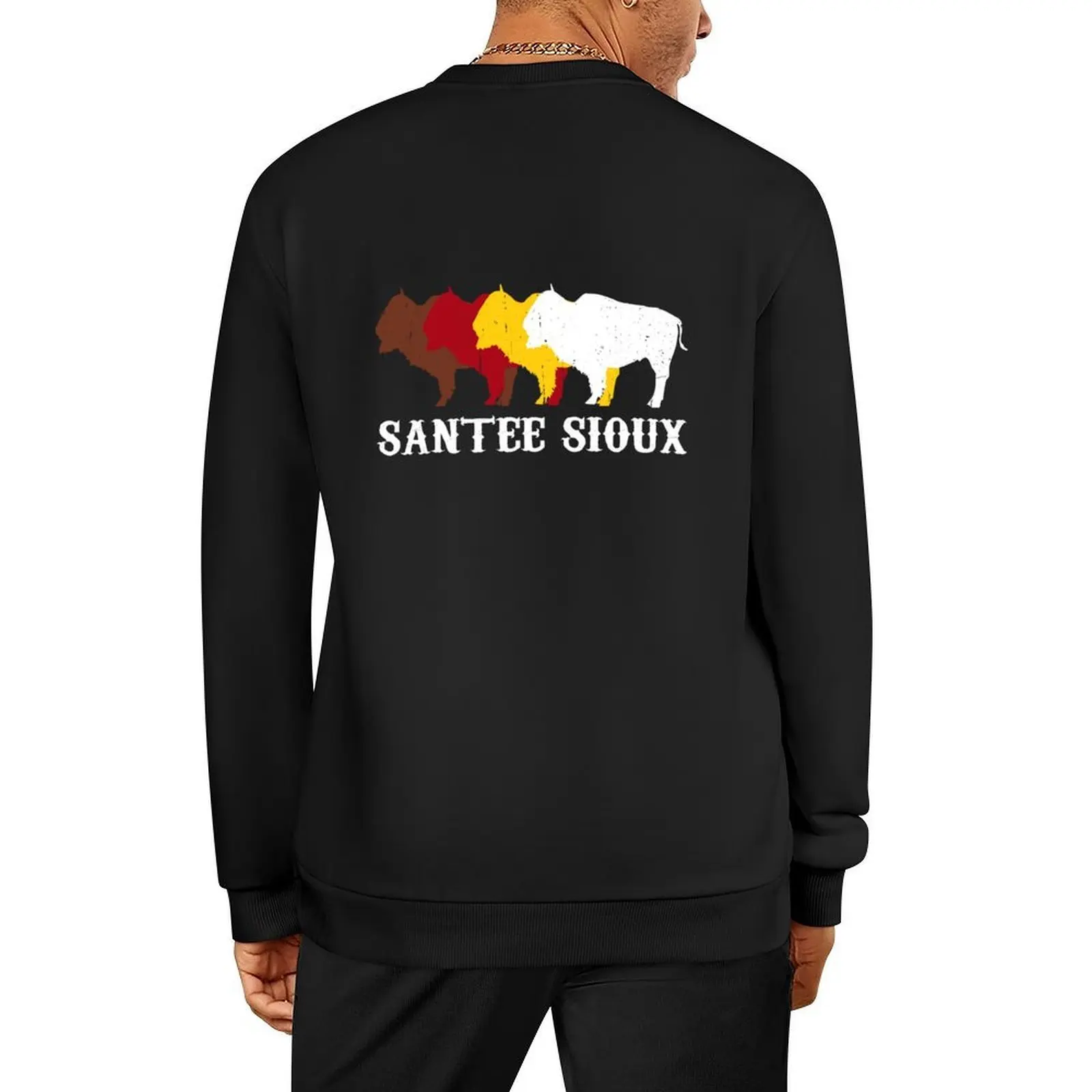 Santee Sioux Tribe بلوفر ملابس كورية خريف منتجات جديدة ملابس شتوية ملابس رجالية سويت شيرت بقلنسوة