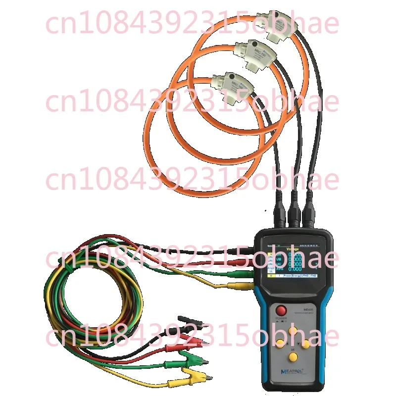 

Ручной анализатор качества электроэнергии ME435 Многофункциональный измеритель энергии Roche Coil