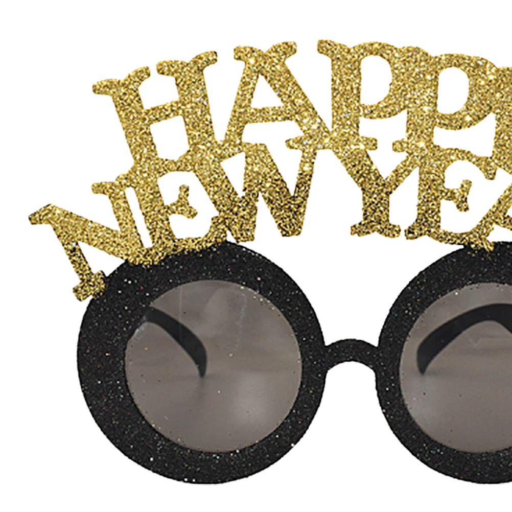 

New Year Glasses Eyeglass Prop Pentagram Happy Photo Booth Year's Eve Funny Party