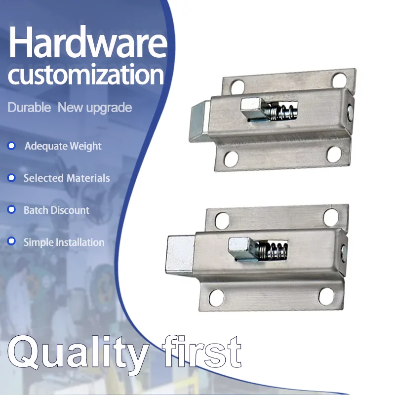 

304 Stainless Steel Spring Door Bolt Hardware Components Suitable for Industrial Electrical Equipment Cabinet Doors and Vehicles