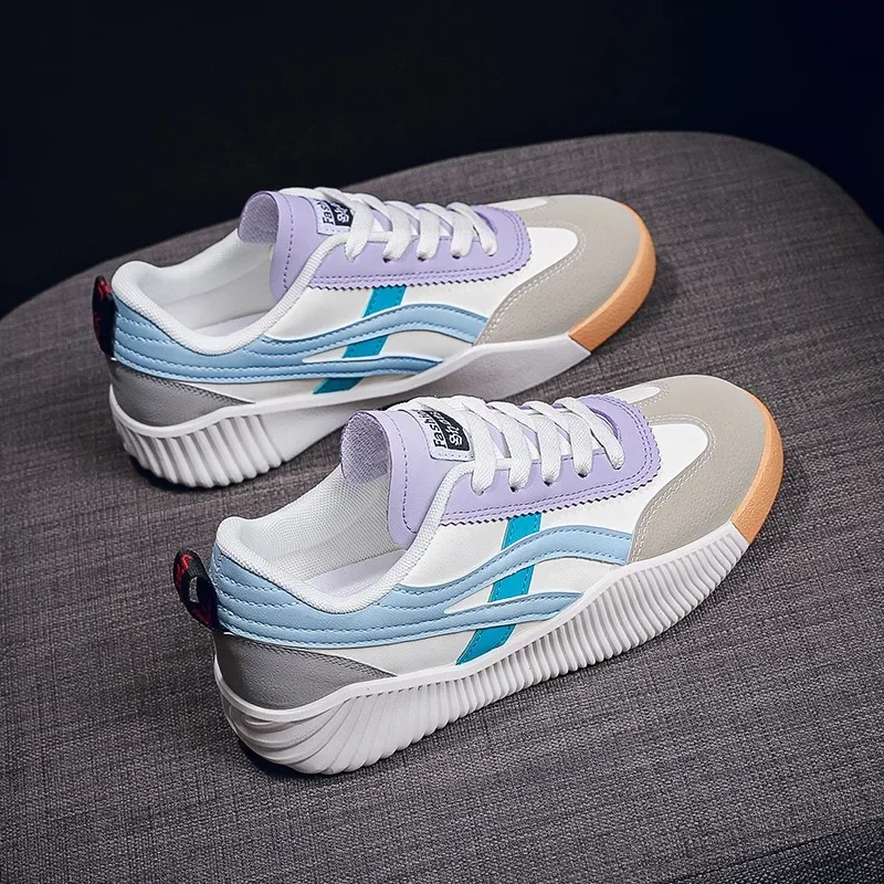 Fashion Women Sneakers 2026 Light Comfortable Casual Shoes Lace-up Breathable Running Shoes Multi-functional Outdoor Travel Shoe