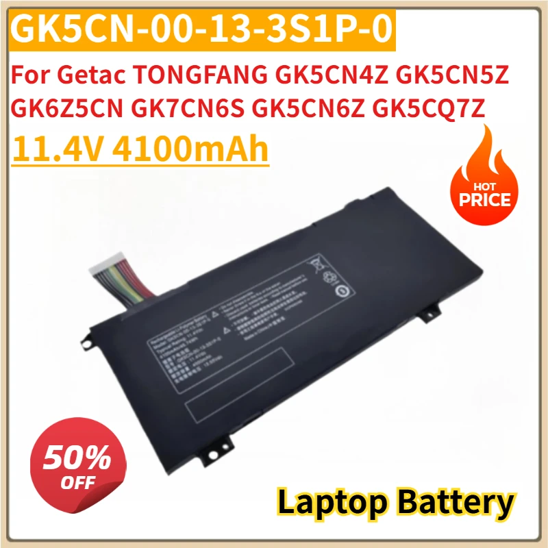 

New Replacement Laptop Battery GK5CN-00-13-3S1P-0 4100mAh for Getac TONGFANG GK5CN4Z GK5CN5Z GK6Z5CN GK7CN6S GK5CN6Z GK5CQ7Z