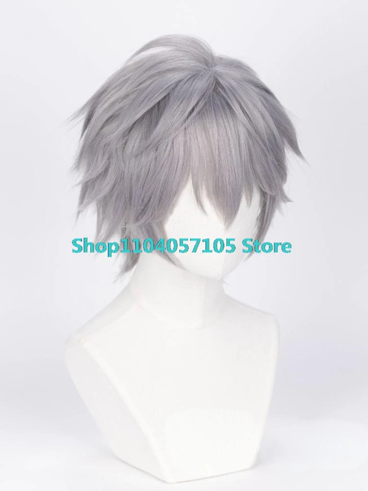 Till Anime Alien Bühne Cosplay Prop Neue Perücke Silber Grau Haar Männer Bühne Zeigen Conmic-Con Weihnachten Holloween Angepasst