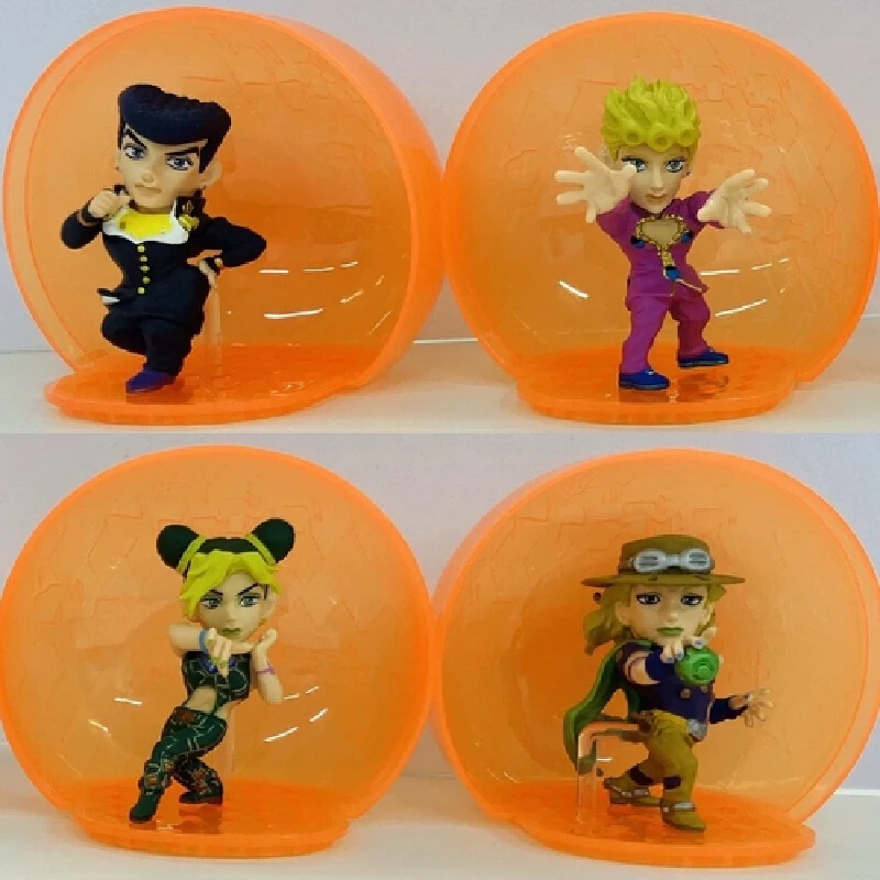 

В наличии: Новая коллекционная аниме-фигурка Bandai Jojo's Bizarre Adventure Chibi Jojo Ball Style Capsule Figure Series 2, игрушка-украшение