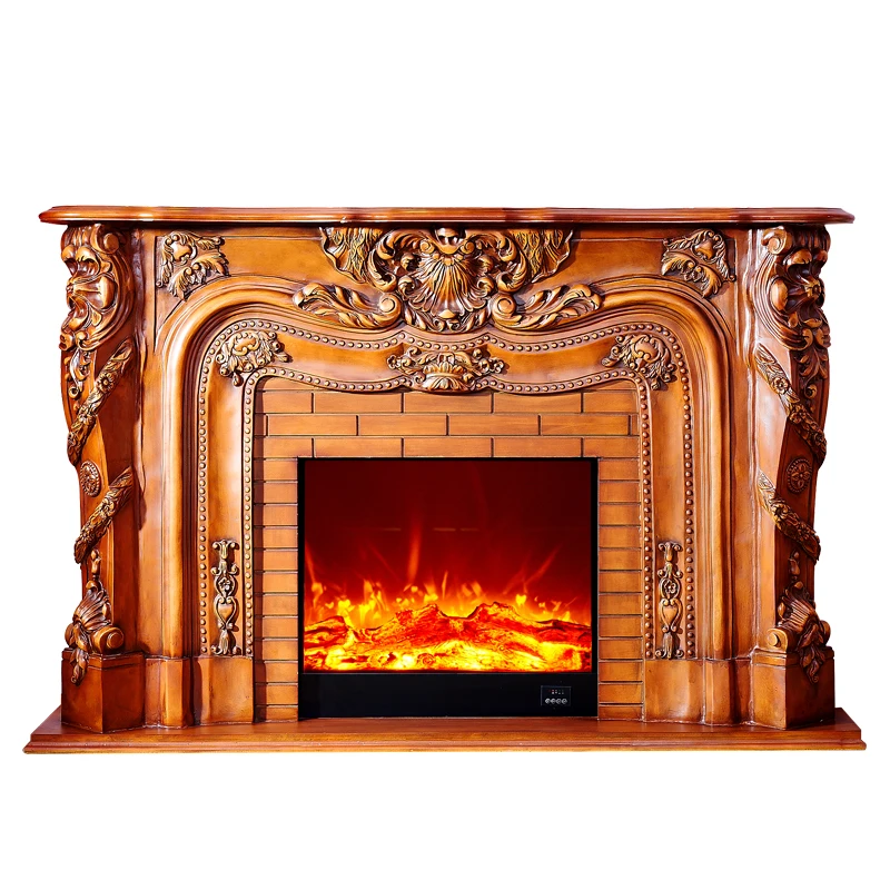 

Экономичный камин, белый имитационный камин с тепловой мощностью, декоративный шкаф, камин из цельного дерева