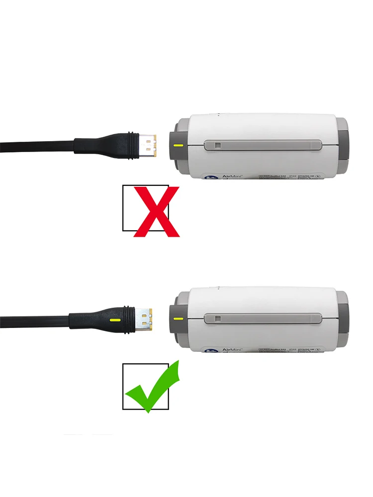 CPAP-машинный шнур, кабель DC5521, штекер, поставка для ResMed AirMini Machine, путешествия на самолете, поезде, автомобиле, отпуска, праздник