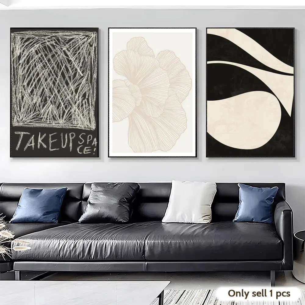 Timeless Edge Painting Calligraphy Canvas Poster Hallway Bedroom Living Room Home bar Decoration interior Wall