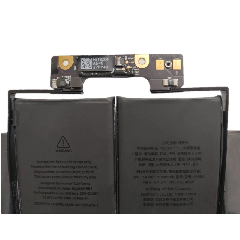 Imagem -03 - Bateria do Portátil para Apple Macbook Pro 13 A1989 A2251 Emc3214 Emc3358 Mr9q2 Mr9r2 Mr9u2 Mv962 Mwp42 Mwp72 Mwp82 02002497