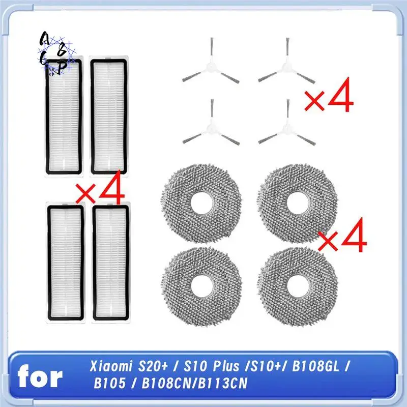 

A68P-12 шт. для Xiaomi S20+/S10 Plus/S10+/B108GL/B105/B108CN/B113CN Замена деталей робота-пылесоса