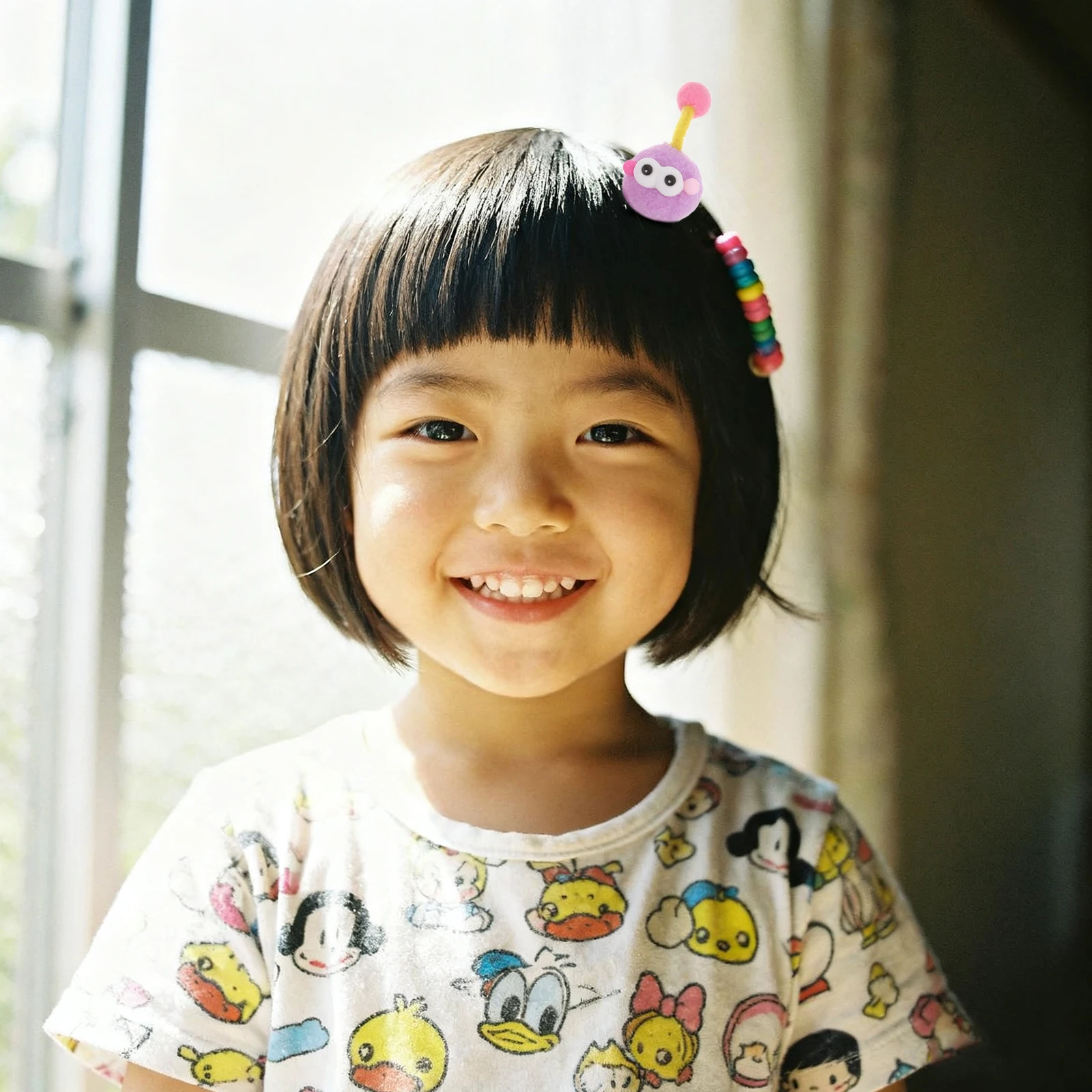 

12 шт. детские заколки для волос, красочные необычные мини-заколки для глаз, нескользящие милые заколки для волос для маленьких девочек, вечерние школьные