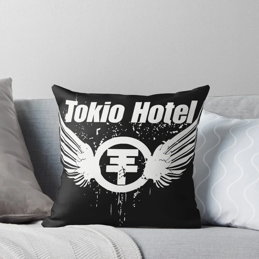 Tokio Hotel Merch Tokio Hotel Logo Throw Pillow New year christmas supplies home decor items pillow