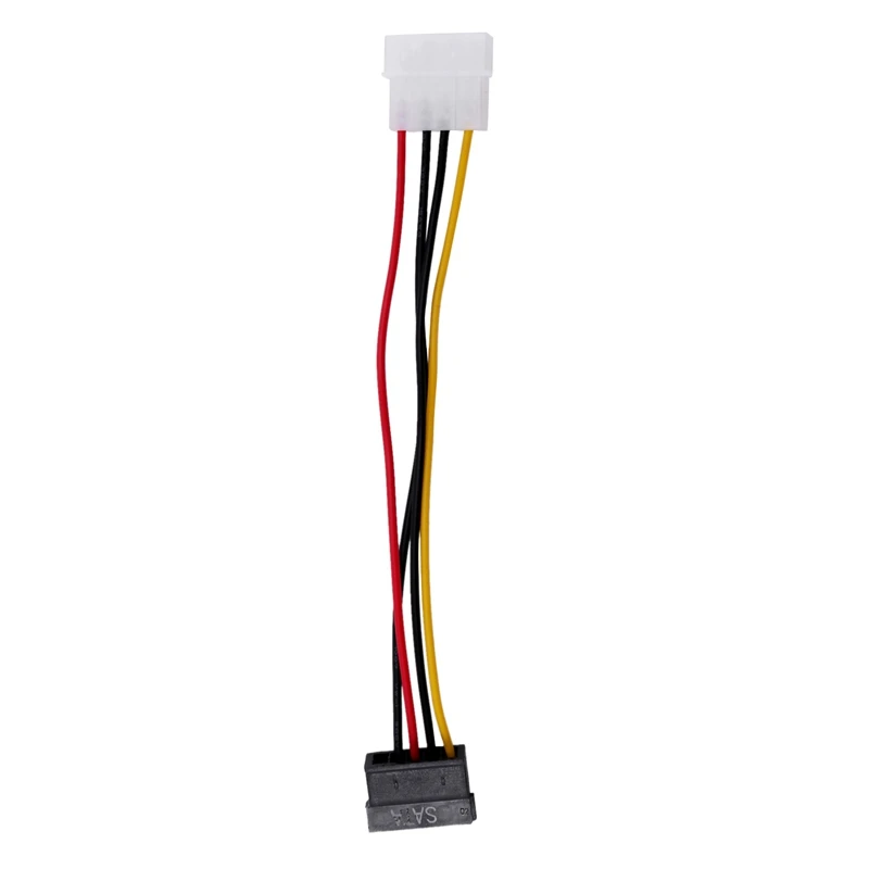 SATA Power Female To Molex Male Adapter Converter Cable, 6-Inch