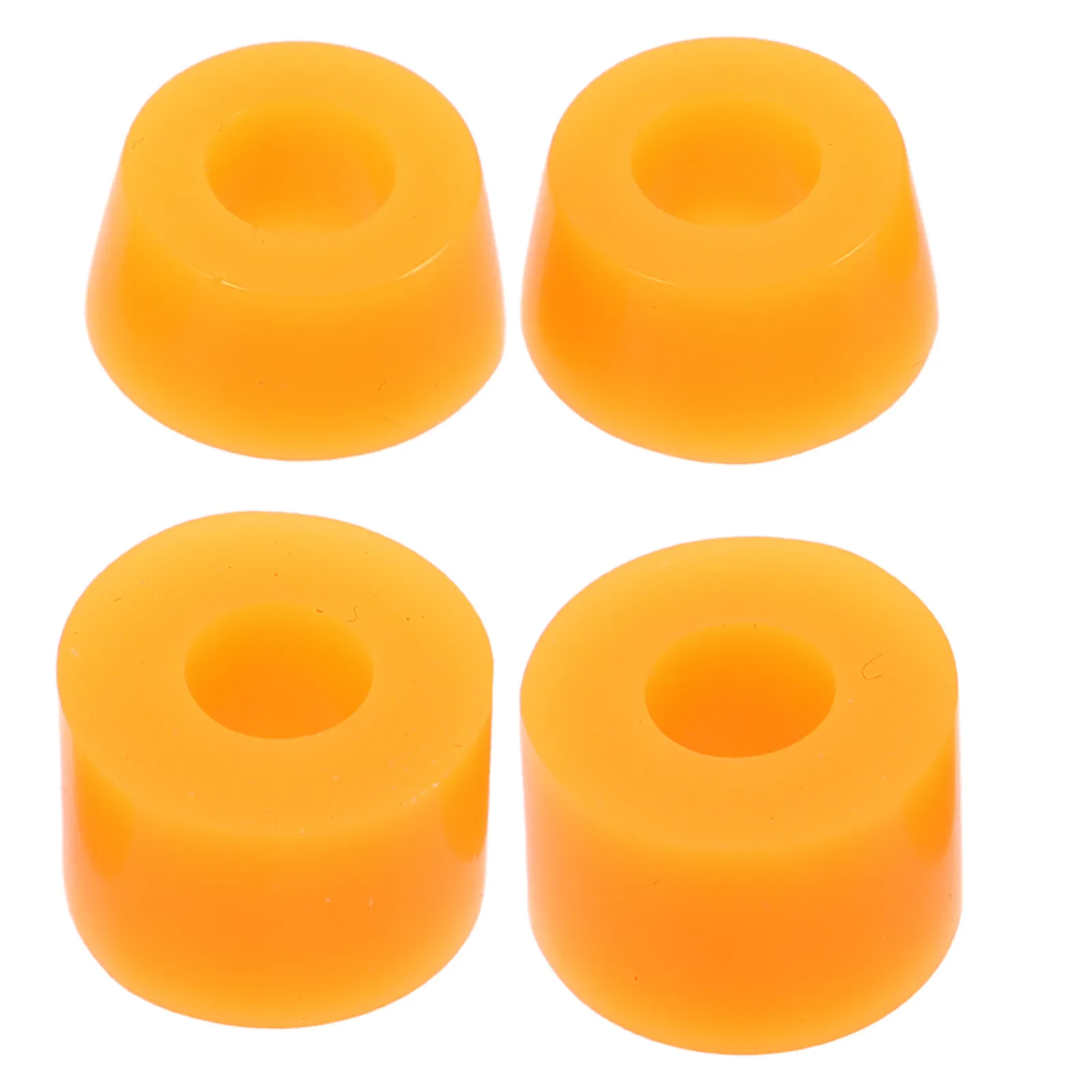 4Pcs Skateboard Shock Absorber Pads High Elastic PU Shockproof Pads Double Skateboard Protection for Teens Boys