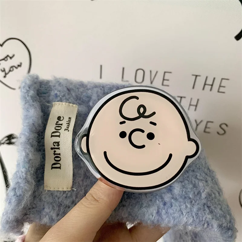 Casing ponsel kartun lucu, casing ponsel Universal dengan pengisi daya nirkabel kartun Snoopy Magsafe untuk iPhone 11 12 13 14 15 16Pro Max