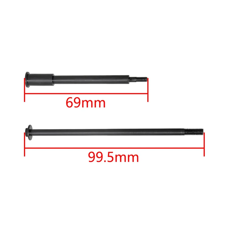 Ysun-para losi 1/4 promoto-mx acessórios de atualização da motocicleta metal aço roda traseira dianteira eixos fixos kit