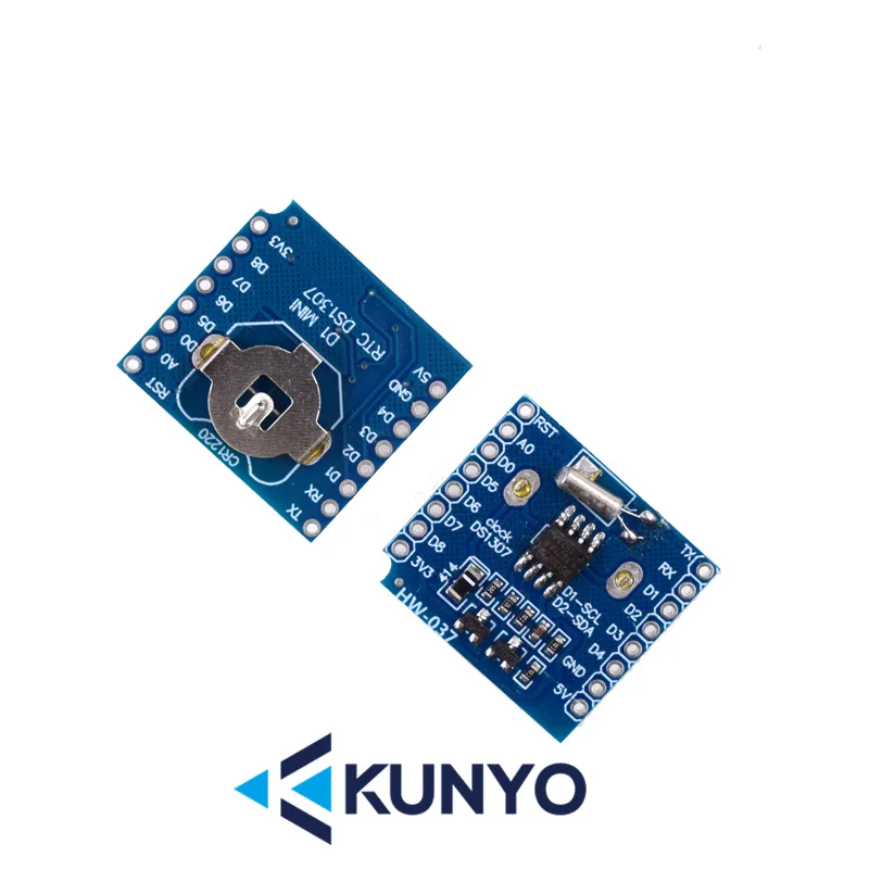 RTC DS1307 (Real Clock) + battery - Shield for WeMos D1