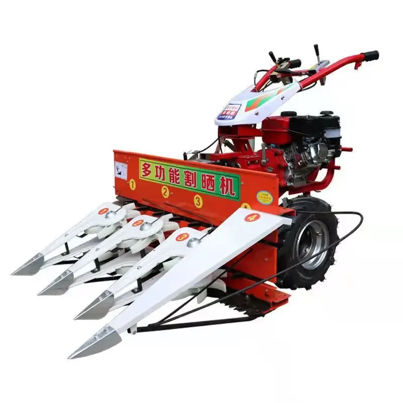 Gasoline Multifunctional Corn Straw Harvester Small Lawn Mower Wheat Alfalfa Cutting Machine Self-propelled Cutting Machine