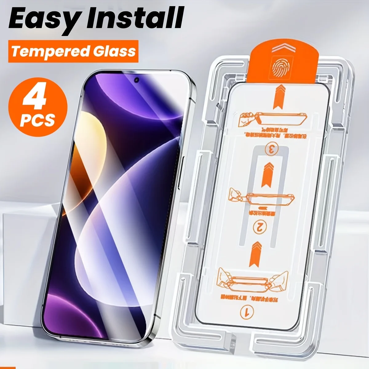 

4Pcs HD Screen Protector Auto Dust-Remove For Xiaomi Redmi Note 13 12 11 10 9 8 7 Pro 12R 12S 11S 10S Redmi 14C 12C 10C 13C 9 10