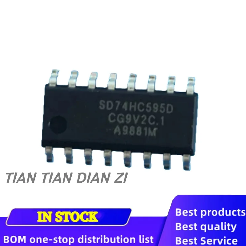 10pcs/lot SD74HC595D 74HC595D SOP-16 ic chips in stock