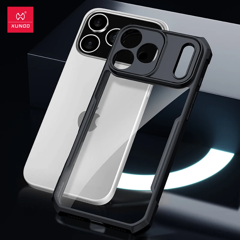 Etui Xundd z poduszkami powietrznymi, odporne na wstrząsy, magnetyczne, przezroczyste, z PC na tylną stronę i ochroną aparatu, do iPhone 17 Pro Max — zdjęcie produktu 2