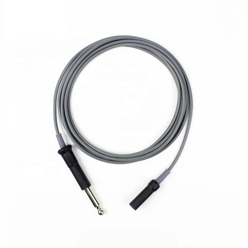 

Bipolar European Electrosugical Forceps Cable For Electrosugery Medical Accessories Reusable Monopolar