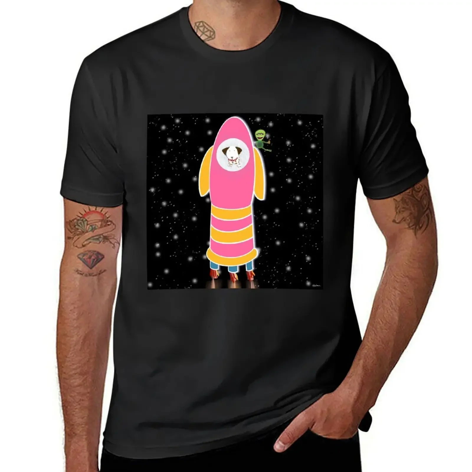 

Space Craft T-Shirt oversized t shirt animal prinfor boys mens cotton t shirts