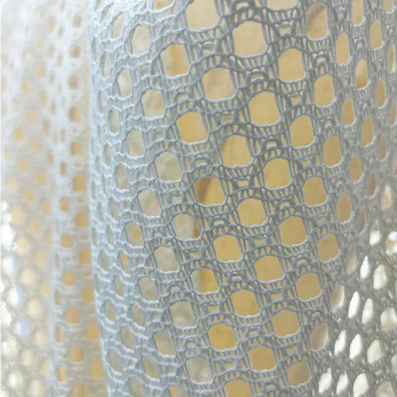 Circular Woven Hollow Fabric Transparent Lace Creative Handmade Mesh Clothing Designer Diy Sewing By The Meter Wholesale Cloth