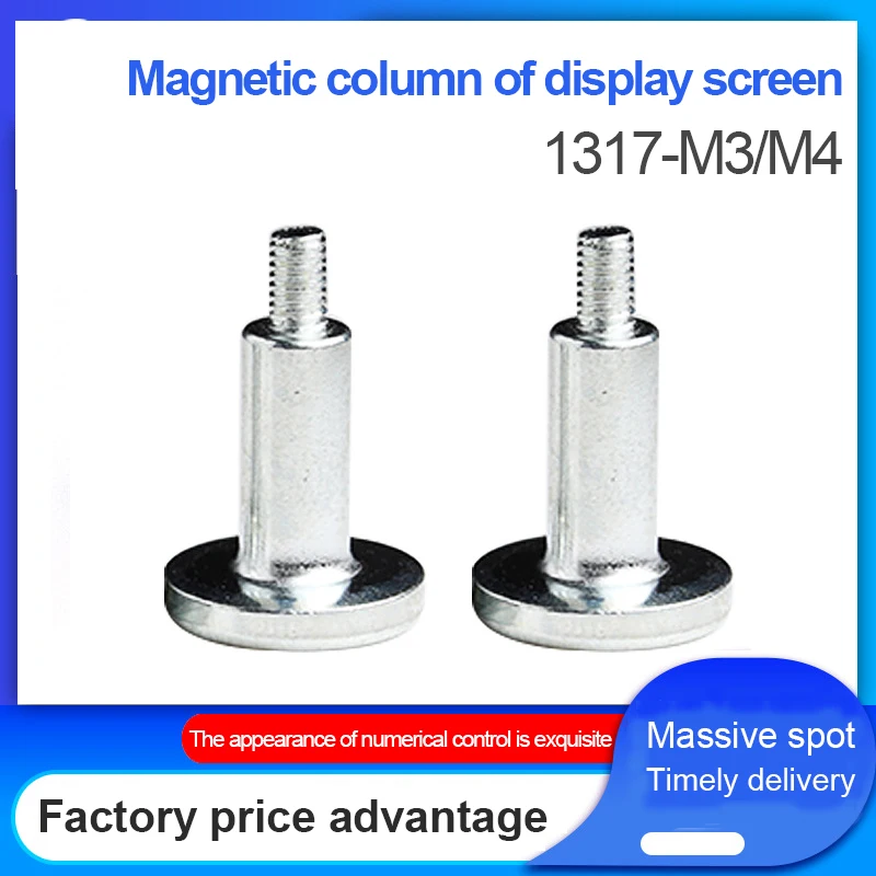 

10~100pcs 1317-M3/M4 Outside Thread Magnet Screw Led Display Module Magnetic Screw Magnet Screws For Indoor Led Display Modules