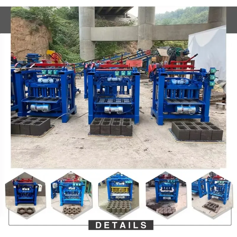 

220V Motor Brick Making Concrete Block Machine Efficient Operation Customizable Factory Sale Easy to Use