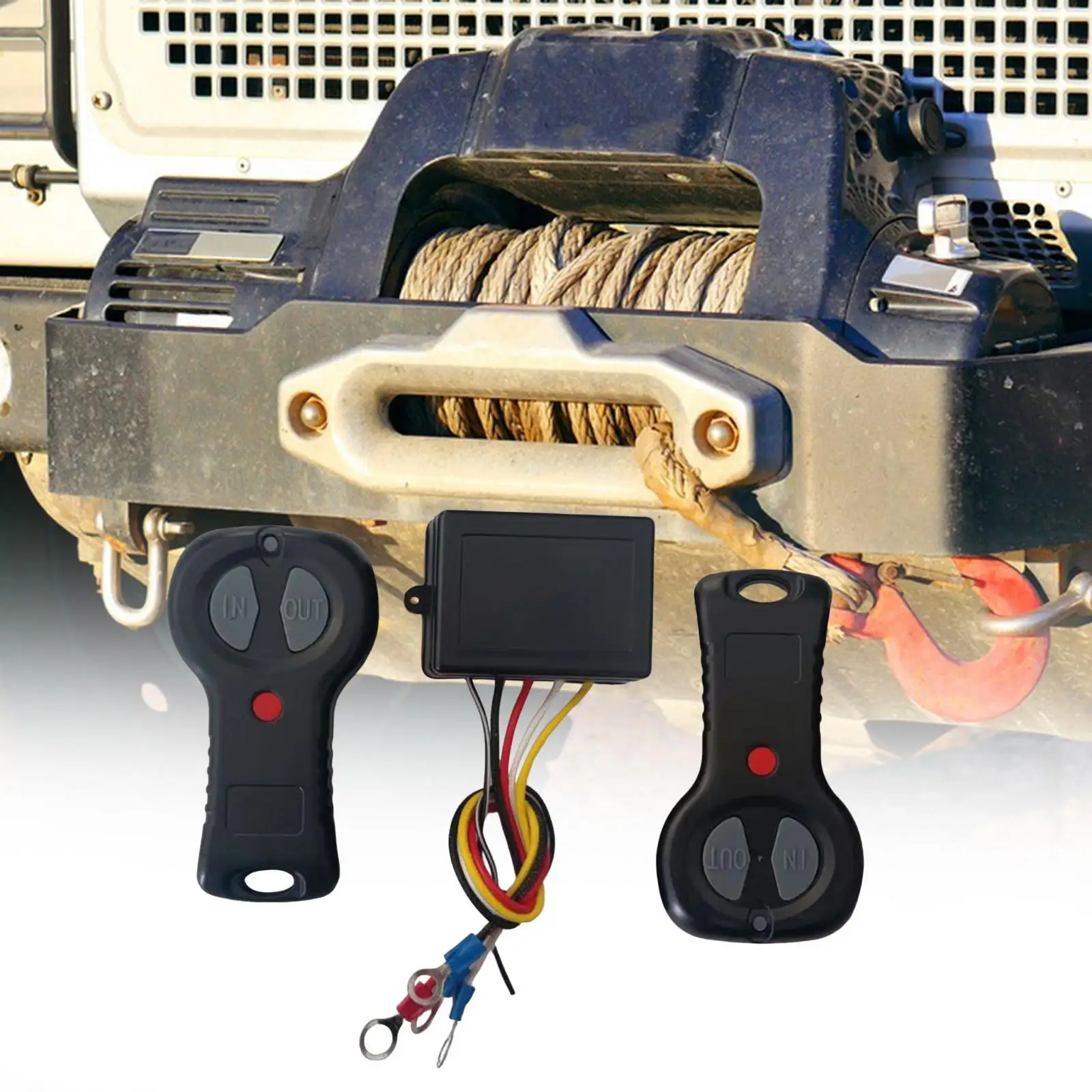 Winch Remote Control Kit Electric Replacement for ATV Car 4x4 Vehicles