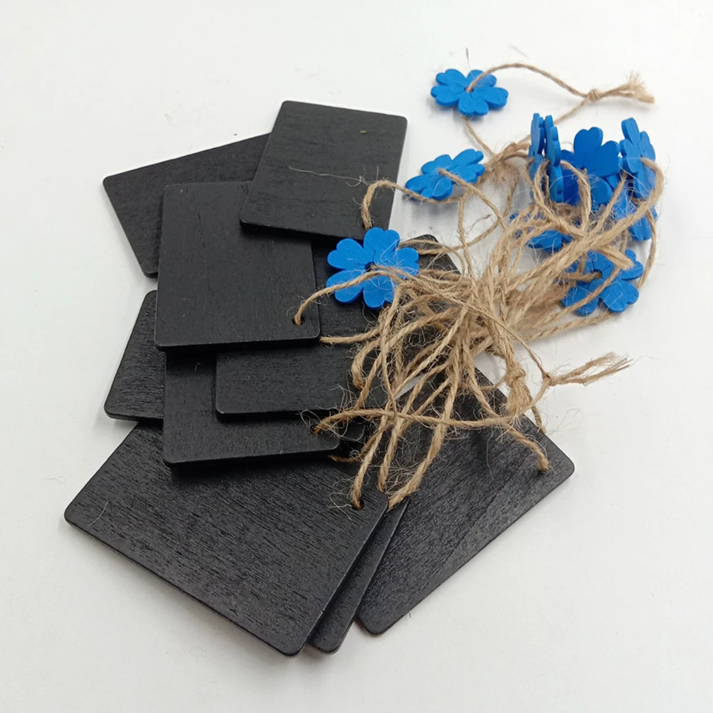 10 Pcs Small Blackboard Wall Decor Plaques Decoration Decorations Welcome Sign Hanging Household