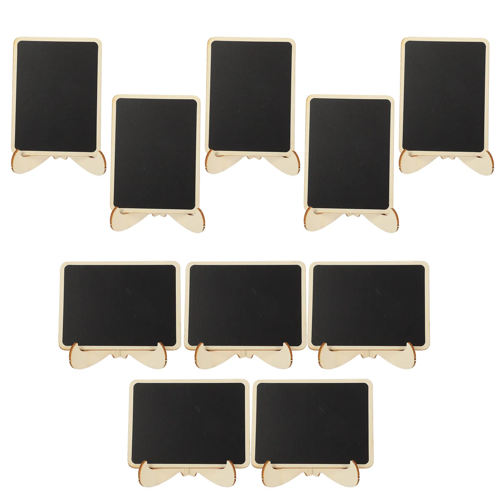 

10Pcs Desktop Chalkboard Signs Stylish Small Blackboard for Kitchen Menu Office Memo Decorative Home Accessories