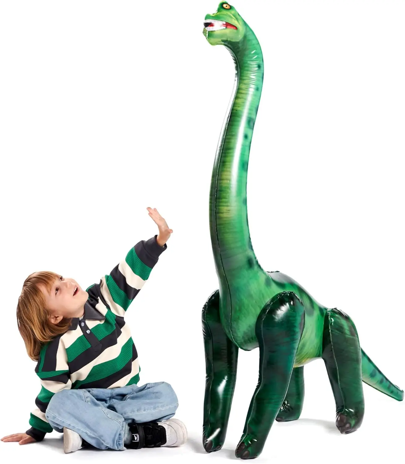 JOYFY 51 "Brachiosaurus Opblaasbare Dinosaurus Speelgoed Feestdecoraties voor Kinderen en Volwassenen Verjaardagsfeestje Chirstmas Gift