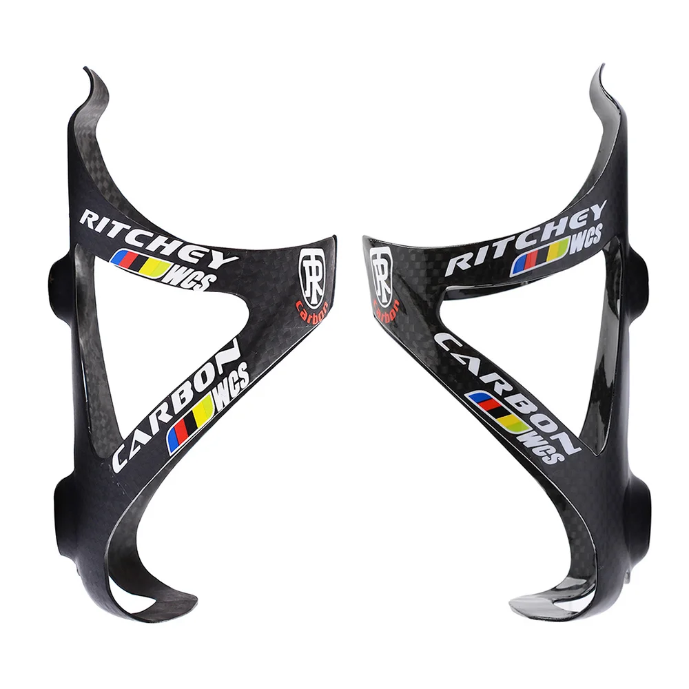 2PCS Full Carbon Fiber Bicycle Water Bottle Cage MTB Road Bike Bottle Holder Ultra Light Cycle Equipment Matte/Gloss