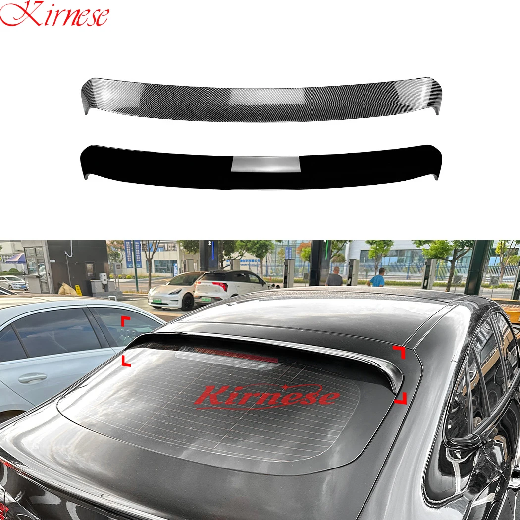 Tail Tailgate Splitter Lip Spoilers For Mercedes Benz GLC Coupe C254 2023+ AMG Rear roof Trunk top Spoiler HIGH KICK DUCKBILL