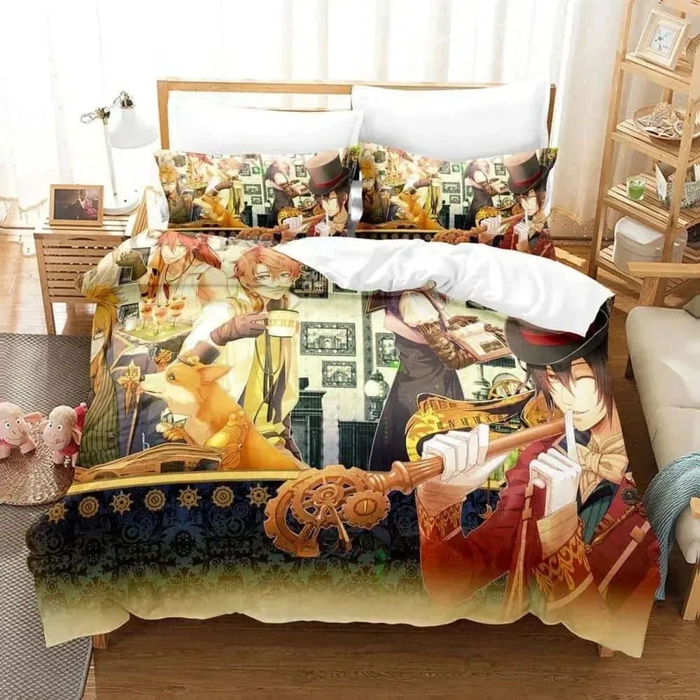 

3D Print Anime Code Realize Guardian of Rebirth Bedding Set Bedroom Soft Modern Bedspreads Comefortable Duvet Cover Pillowcase
