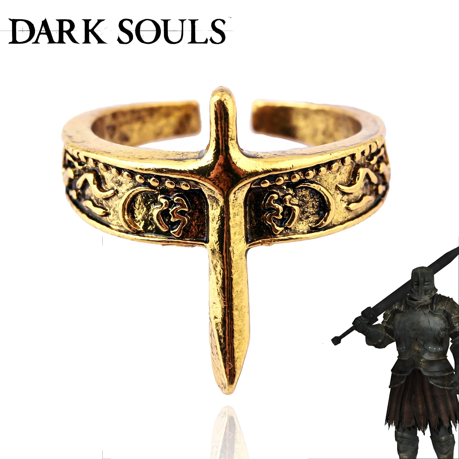 Juego Dark Souls Ring Lloyd Sword Emblem Nameless King Aldrich Devourer Soul of The Gods Ashes Artorius Ornstein Personaje Regalo