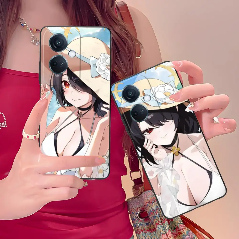 

Blue Archive Hinata Phone Case for OPPO Find X9 X8 X7 X6 X5 X3 X2 Plus s Pro Ultra Lite Soft TPU Shockproof Cover