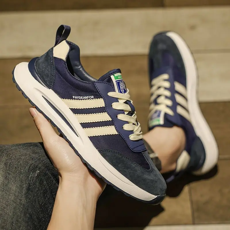 

Men Board Shoes New Outdoor Comfort Soft Rebound Anti Slip Flat Running Shoes Teenagers Retro Daily Wear Sports Shoes for Men
