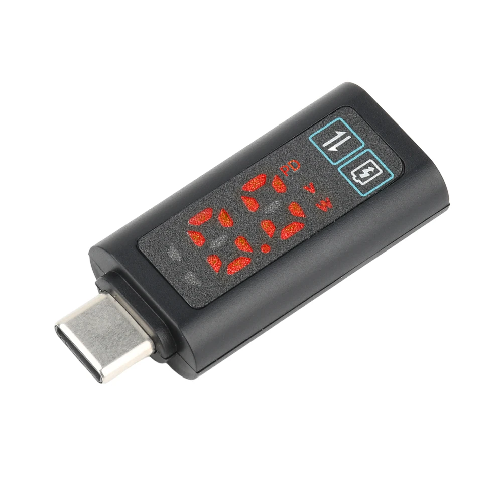 

3Kinds Voltmeter Digital Voltage And Power Meter PD100W Fast Charging Adapter Type C interface Voltage Tester DC 5-24V 0-100W