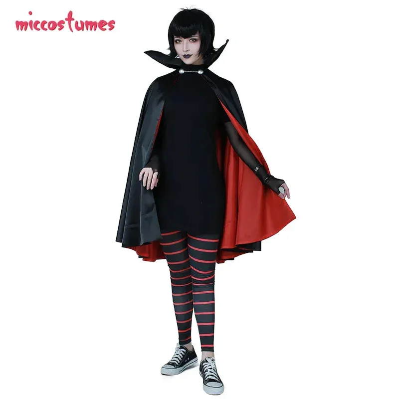 25COSMiccostumes Women's Mavis Halloween Cosplay Costume with Cloak