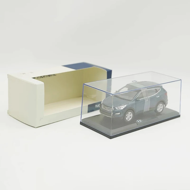 Moulé sous pression 1:38 échelle Santa Fe 2013 avec voiture en alliage modèle de voiture adulte enfants passe-temps Collection décoration garçon cadeau affichage