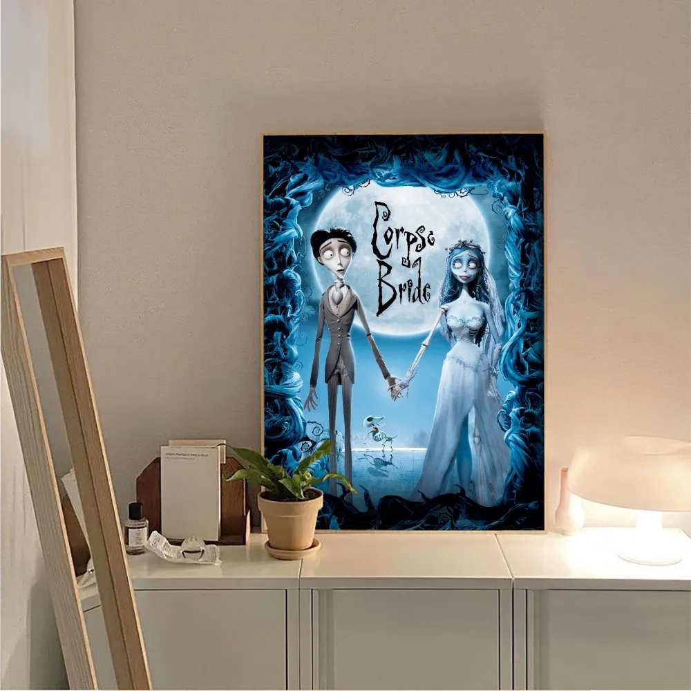 The Corpse b-Bride Poster No Framed Poster Kraft Club Bar Paper Vintage Poster Wall Art Painting Bedroom Study Stickers