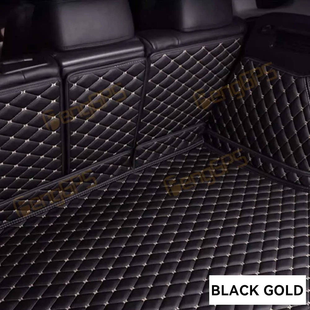 

For Audi A8 A6L A4L A3 A7 Q7 Q5 Q3 Q2L CAR Trunk Mat Car Leather Waterproof Floor Mat Car styling Accessories Fully Surrounded