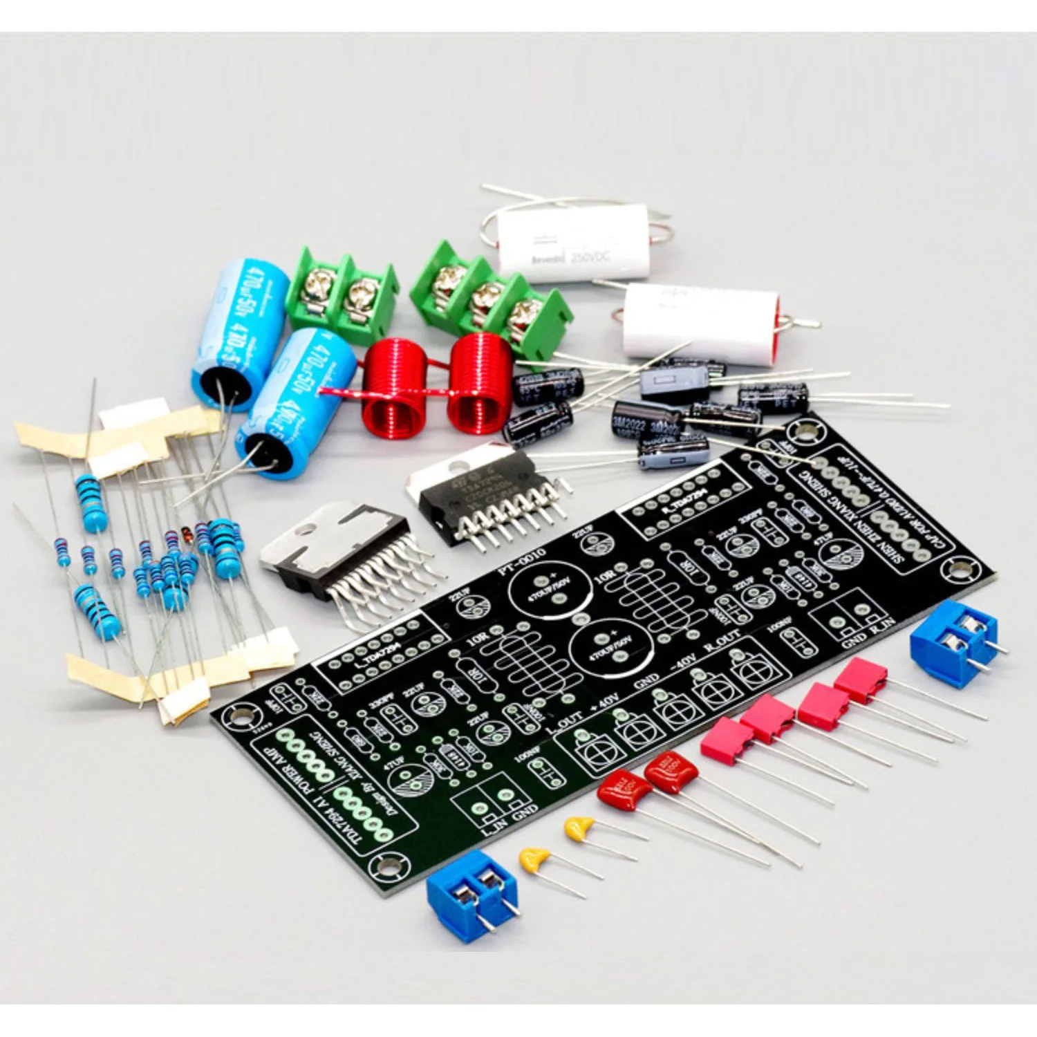 100Wx2 TDA7294 Digital Power Amplifier Board 7294 200W Dual-Channel HIFI Stereo Audio Amplifier Amp Module DIY Sound Mill