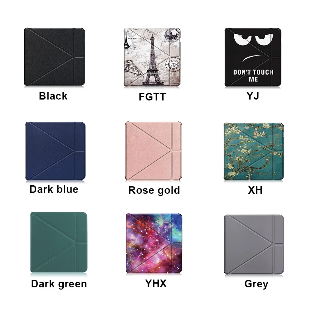 Stand Case for 7" Tolino Vision Color e-Book, Multi-fold Multi-angle Slim Durable Portable Protective Sleeve with Soft Shell 6