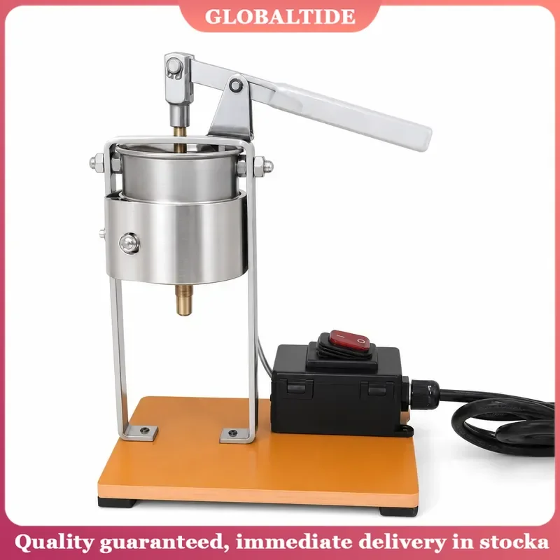 Automatic Lead Furnace Electric Soldering Pot Press Type Feeding Station Precious Metal Melting Tool Lure Weight Casting